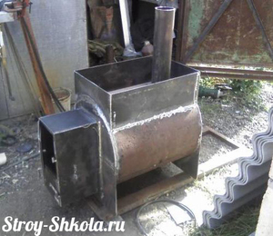 Как соорудить самодельную печь из металла для бани