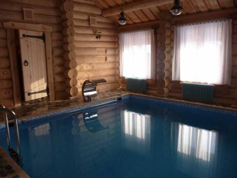 Русская баня с бассейном проект
