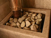 В русской бане  или сауне камни - это очень важная  составляющая
